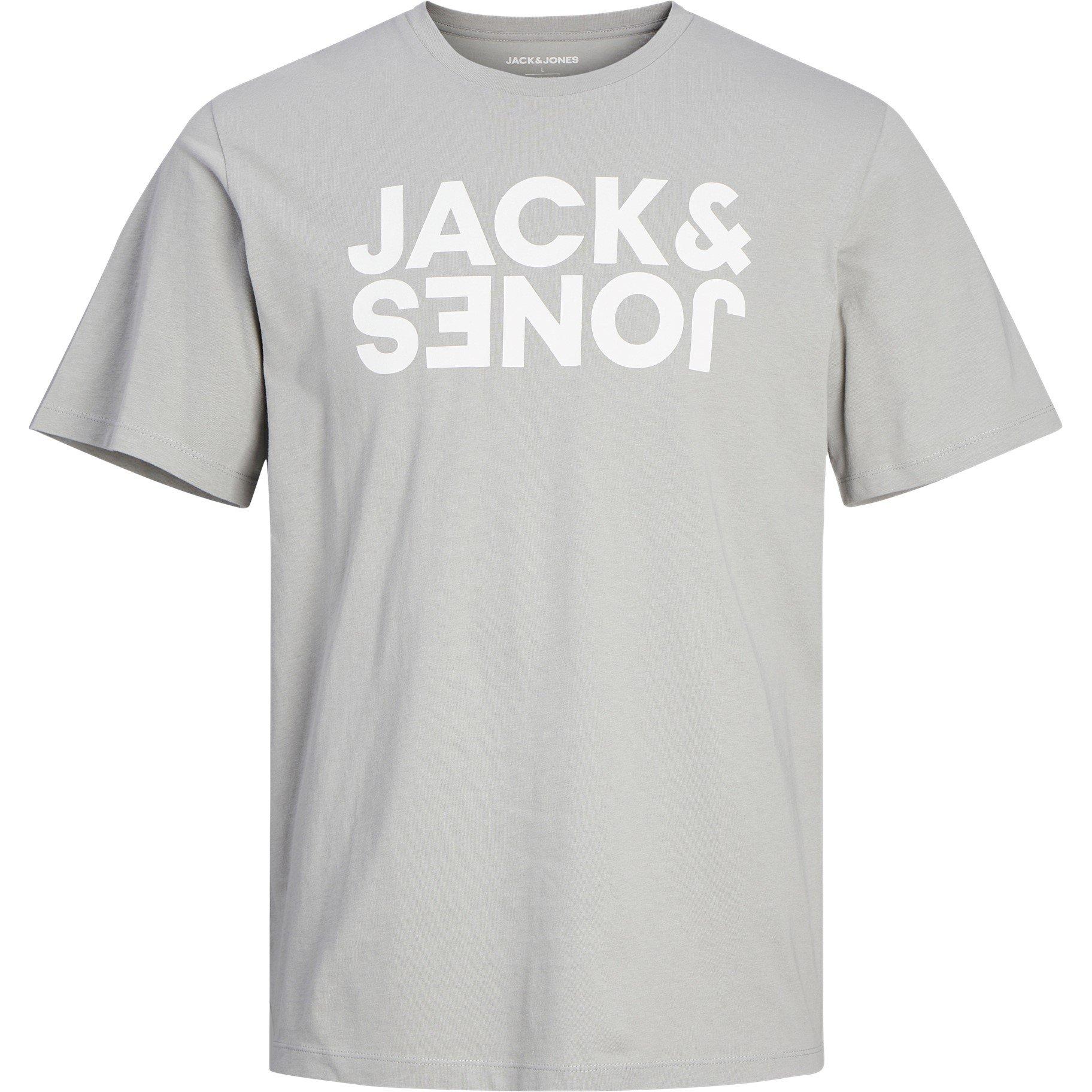 Jack and Jones 5 Pack Short Sleeve T Shirt Mens