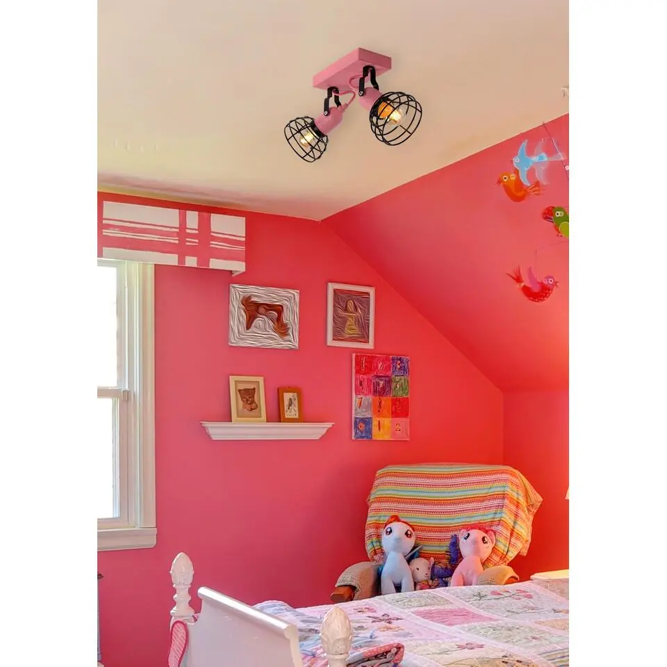 Lucide POLA Plafondspot - Roze