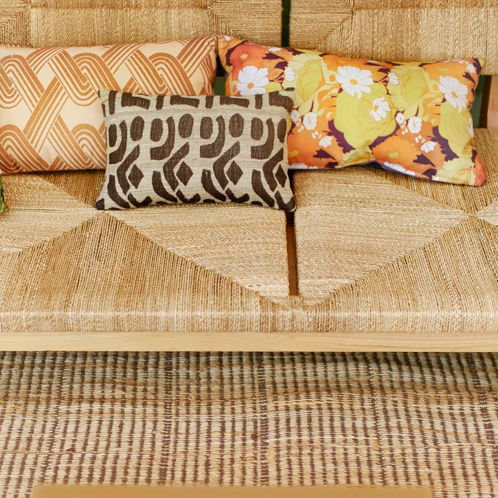 HKliving - Printed Kissen, 60 x 35 cm, heyday