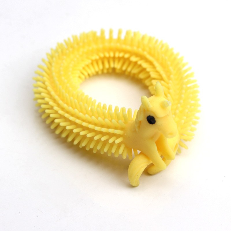 (6er Set) Anti Stress Silikon Knautsch Spielzeug Fidget Spiel - Einhorn