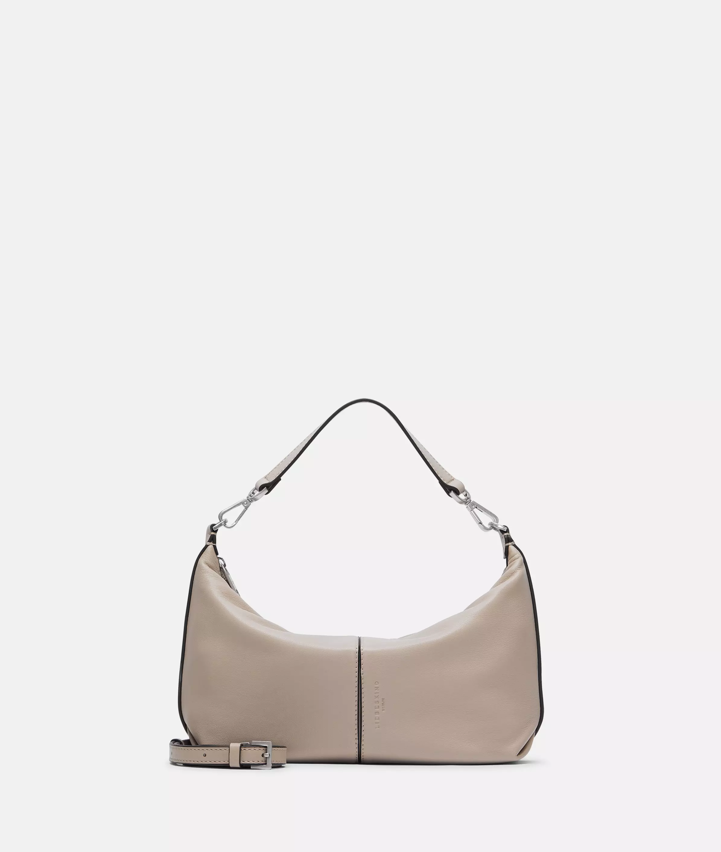 Paris Hobo S Handy leather hobo bag