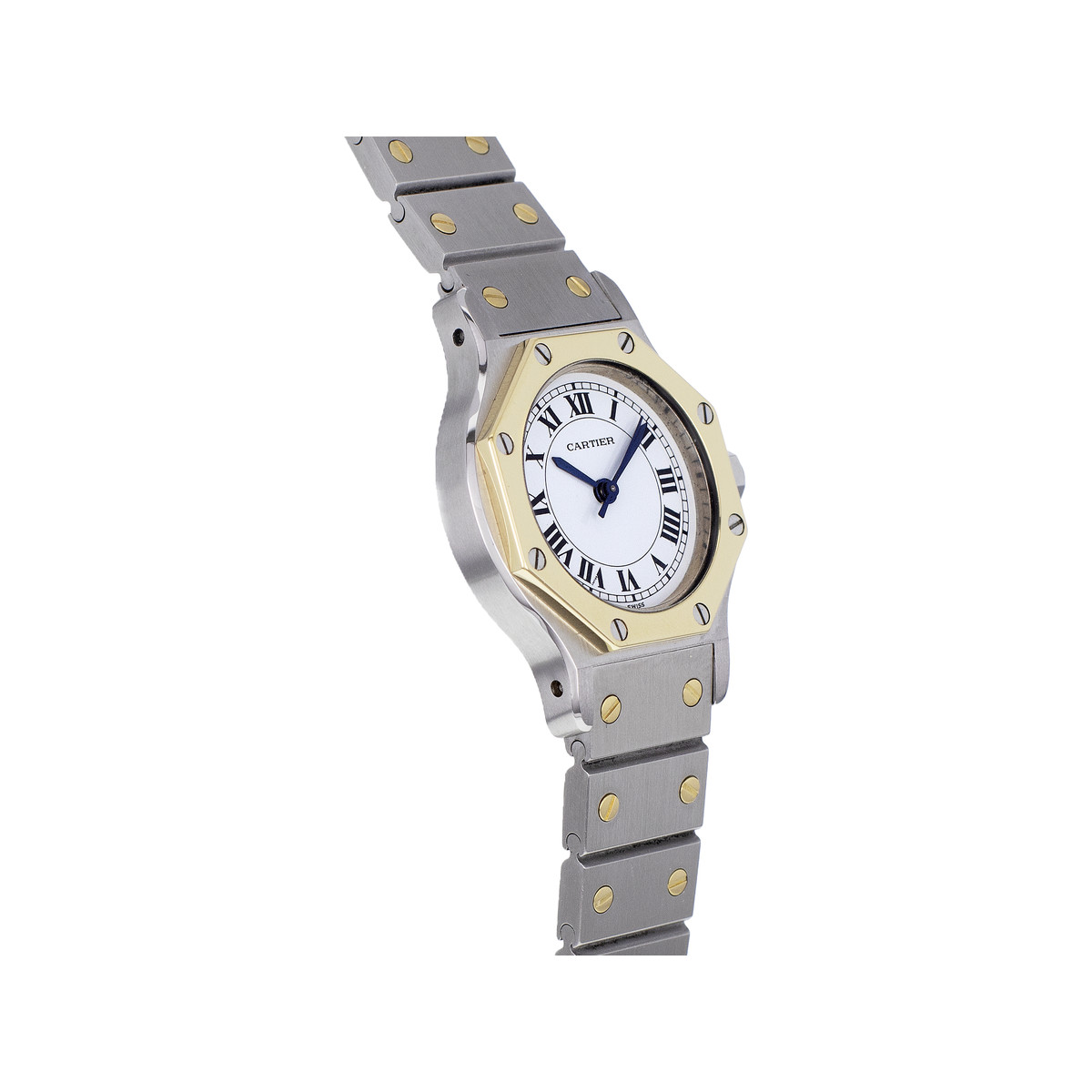 Montre d'occasion CARTIER modéle santos octogonale femme