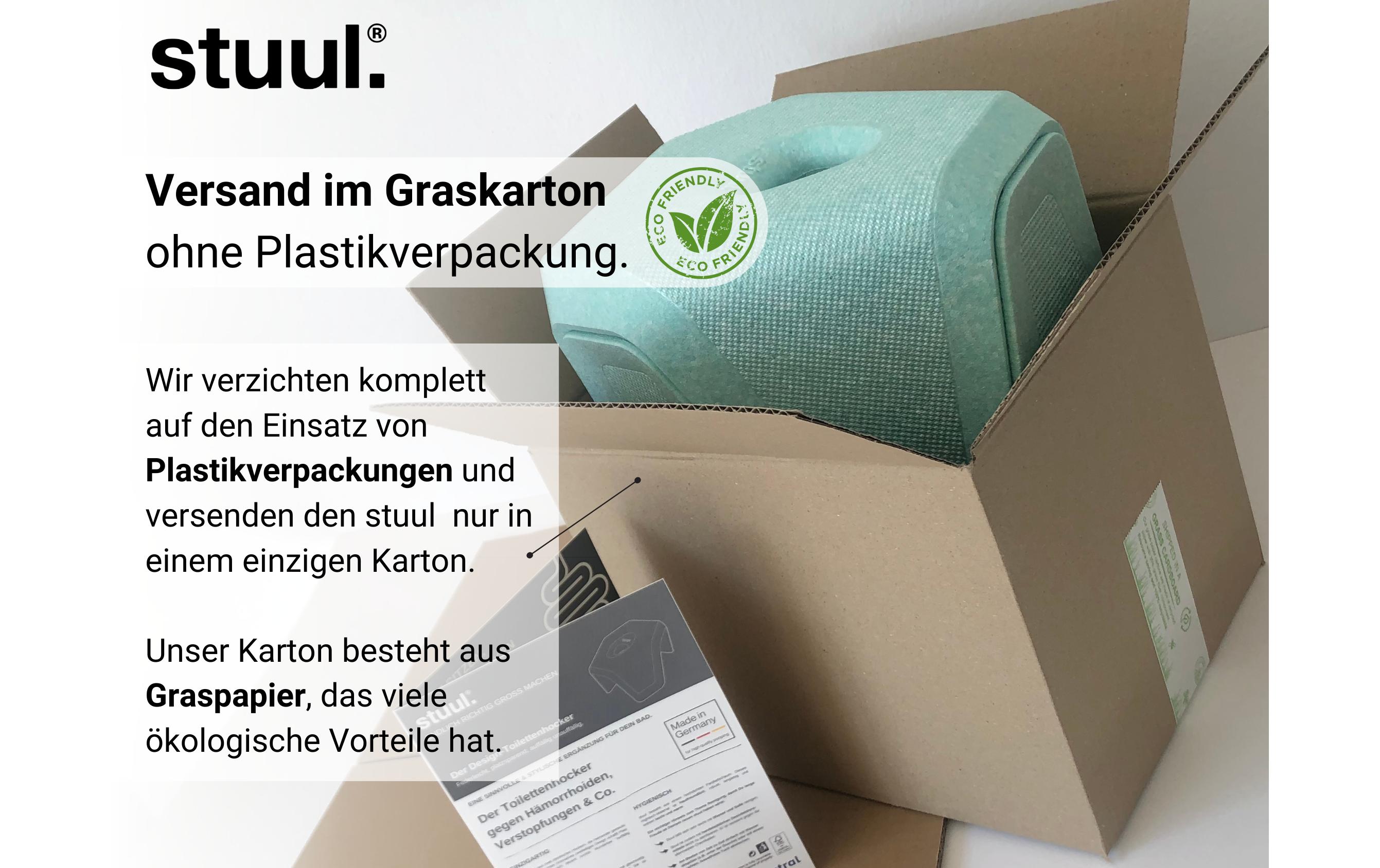 Toilettenhocker OceanInnovativer, zweiteiliger Design Toiletten-Hocker Made in Germany