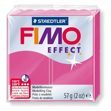 STAEDTLER® FIMO® effect Normalblock, 57 g, rubin-quarz