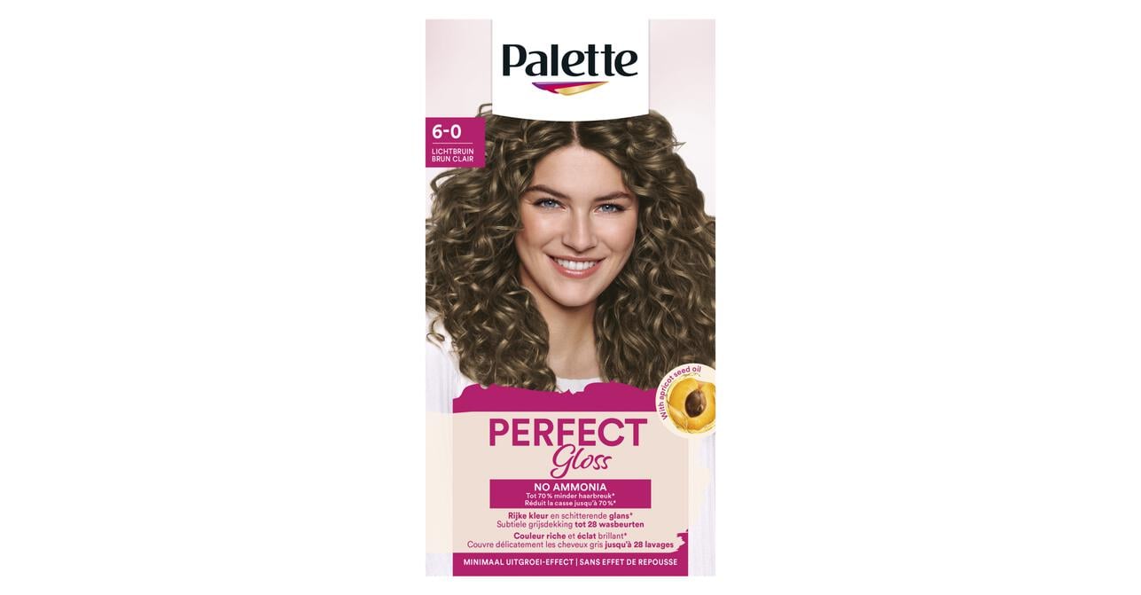 Poly Palette Perfecte Gloss Color Haarverf 6-0 Licht Bruin