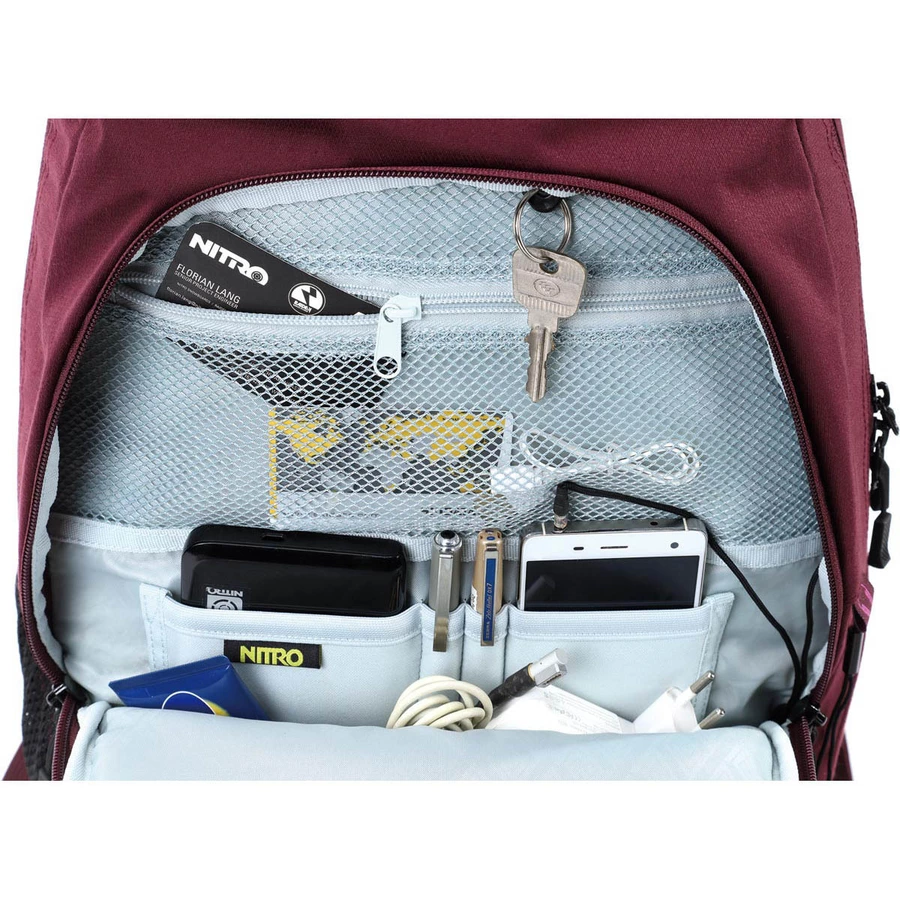Nitro Stash - Laptoprucksack 49 cm 15 wine