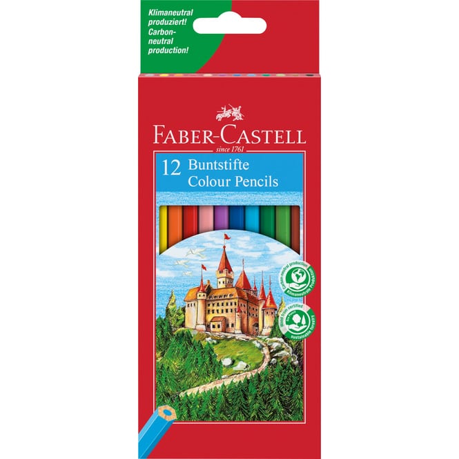 12 Buntstifte - Castle