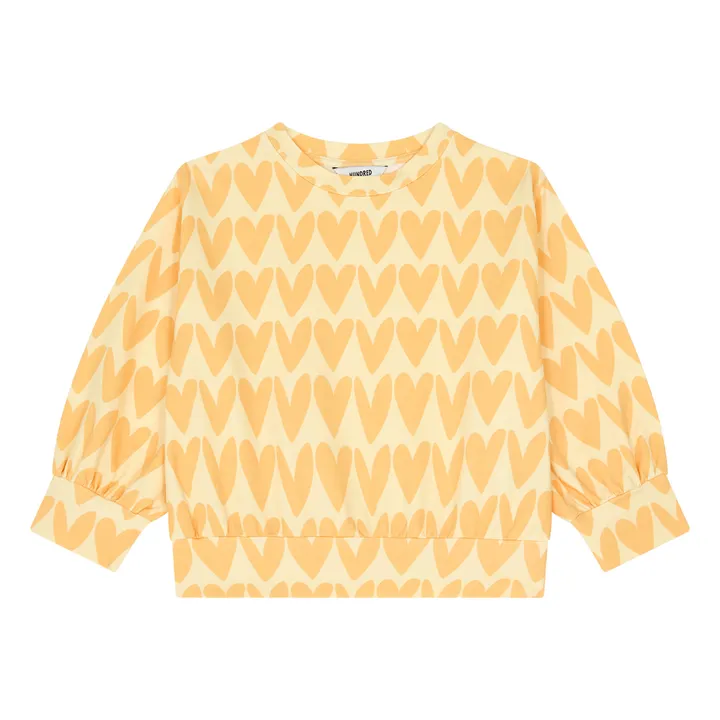 Hundred Pieces Sweat Coton Elasthane | Jaune pâle