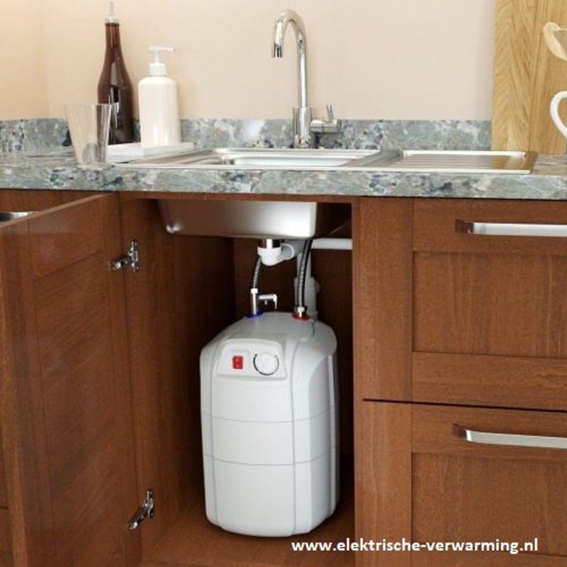 Extra Life - Close-In Keukenboiler - 10 Liter - Energieklasse B - Hoogte 43 cm - Breedte 28.5 cm - Diepte 28.8 cm