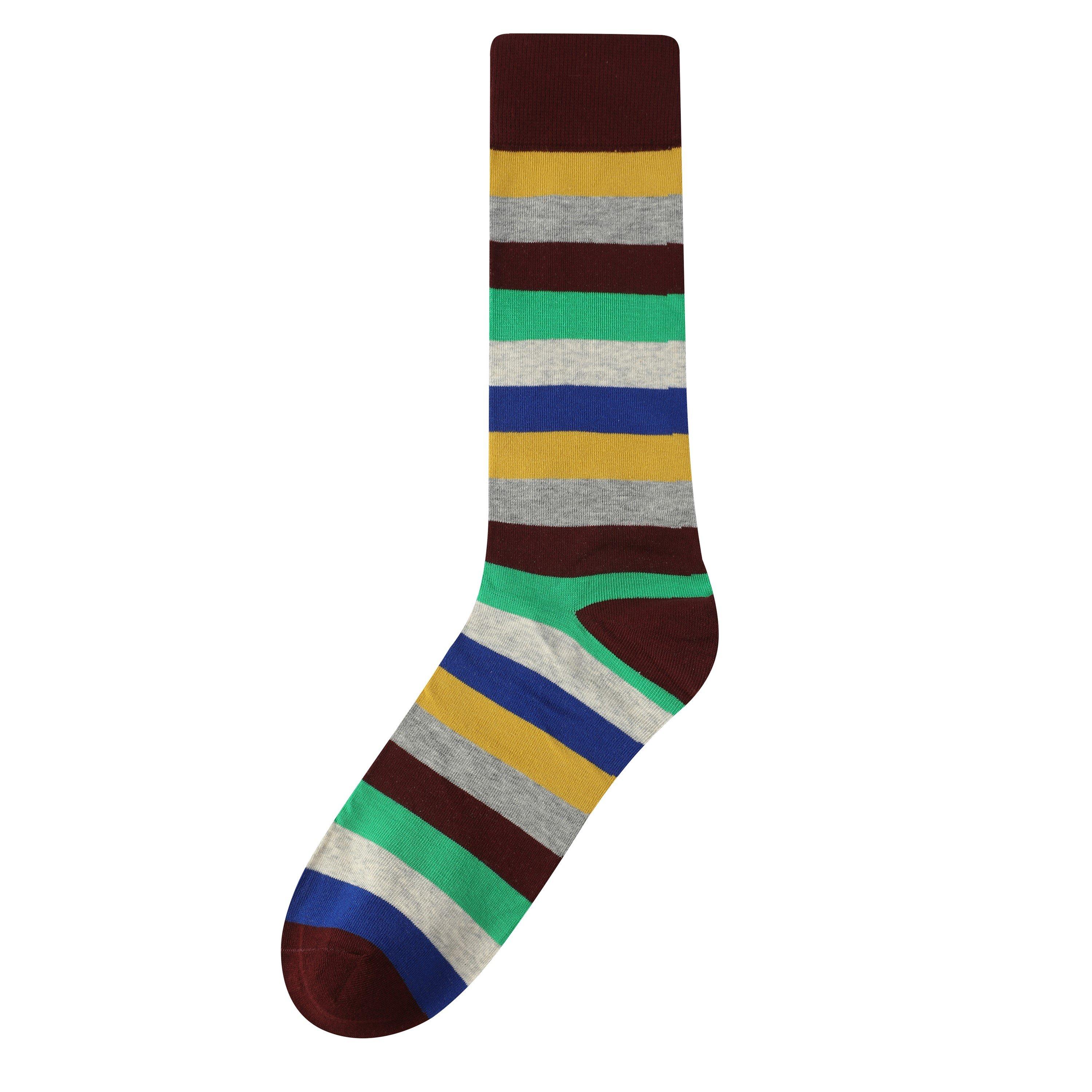 Firetrap 3pk Strip Sock Mens