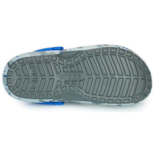 Crocs - CLASSIC LINED CAMO CG K - Gris / Bleu
