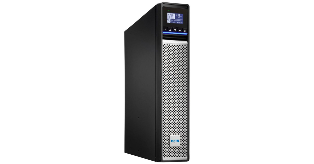 Eaton Power Quality5PX Gen2 UPS, 1500 VA, 1500 W ups  (Zwart/zilver, 8x C13 uitgangen, rack/toren, 2U, netwerkkaart inbegrepen)