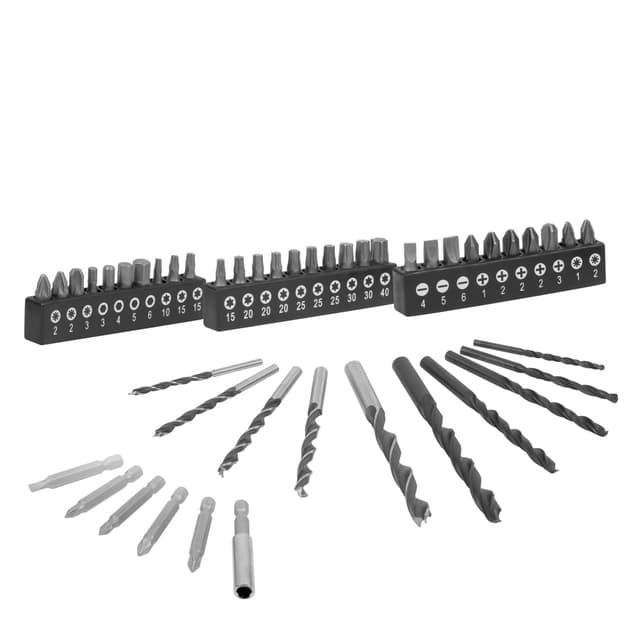 VONROC Bore- / skruemaskine 20V | Inkl. 4.0Ah Akku, Oplader og 46 Tilbehør i Premium Kuffert