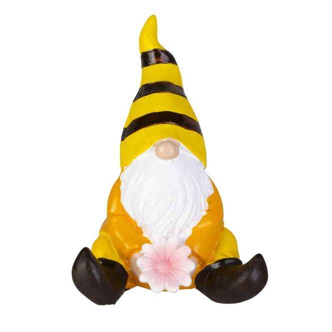 Bienenwichtel - sitzend - ca. 6,5 x 6 x 8,5 cm - 1 Stück