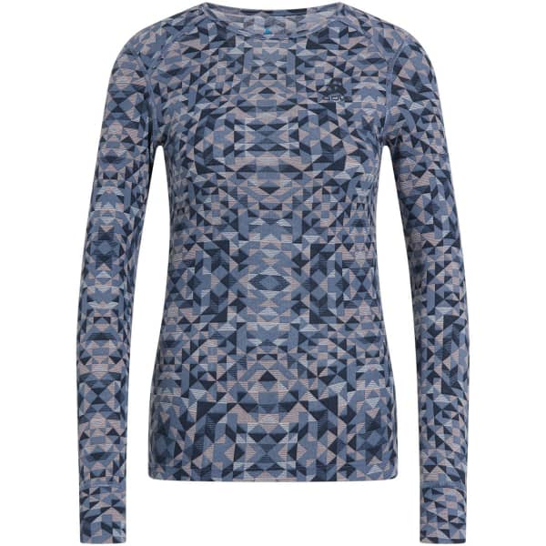 Ensemble thermique ODLO BL TOP CREW NECK LS ACTIVE WARM ECO W FOLKSTONE GRAY