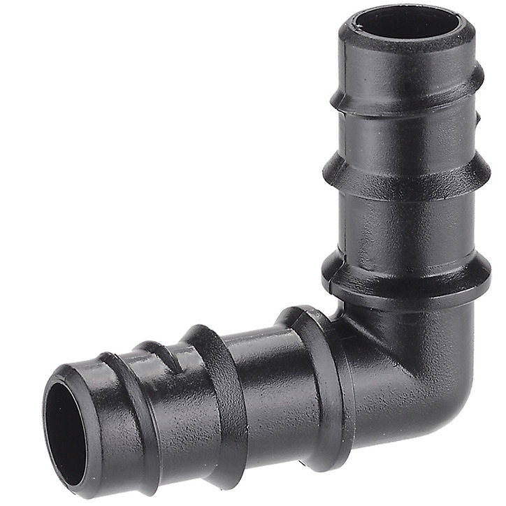 20 coudes 90° canelé Ø13x16 mm