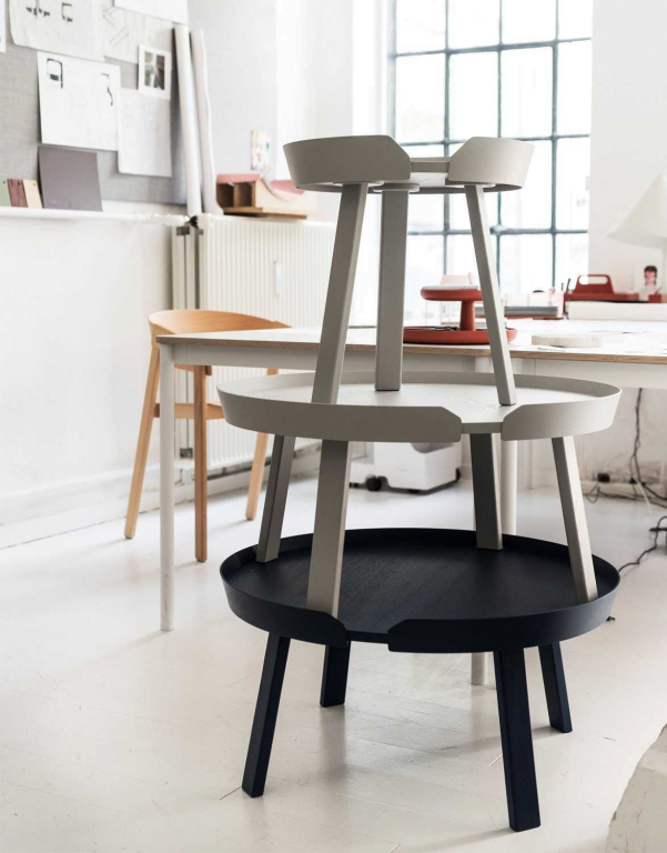 Muuto Around Coffee salontafel XL 95 stained dark brown