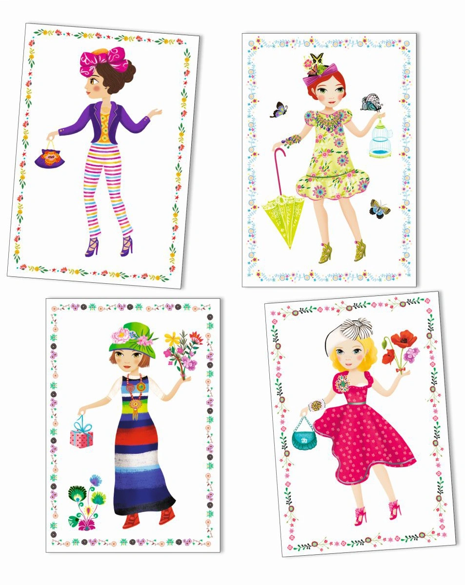 Sticker-Set SUPER SCHICK 12-teilig in bunt
