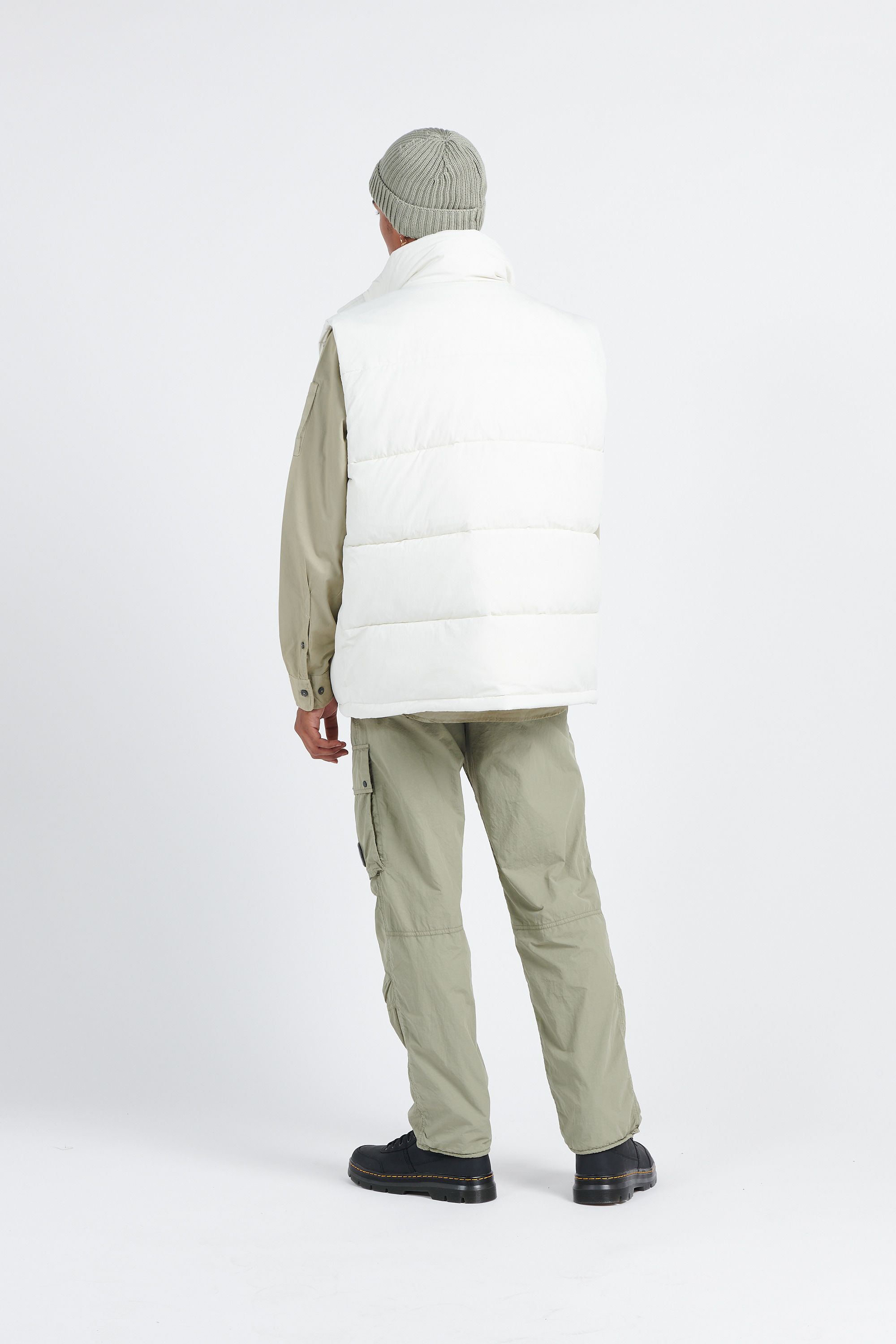 C.P. COMPANY Veste GABARDINE ZIPPED SHIRT Vert
