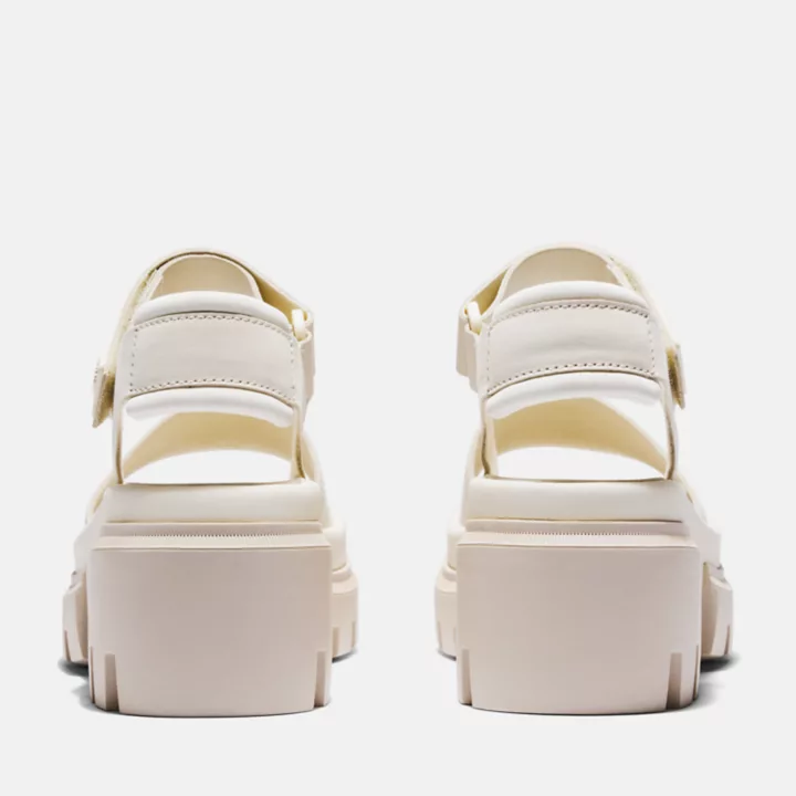 Sandale à double bride Everleigh pour femme en blanc