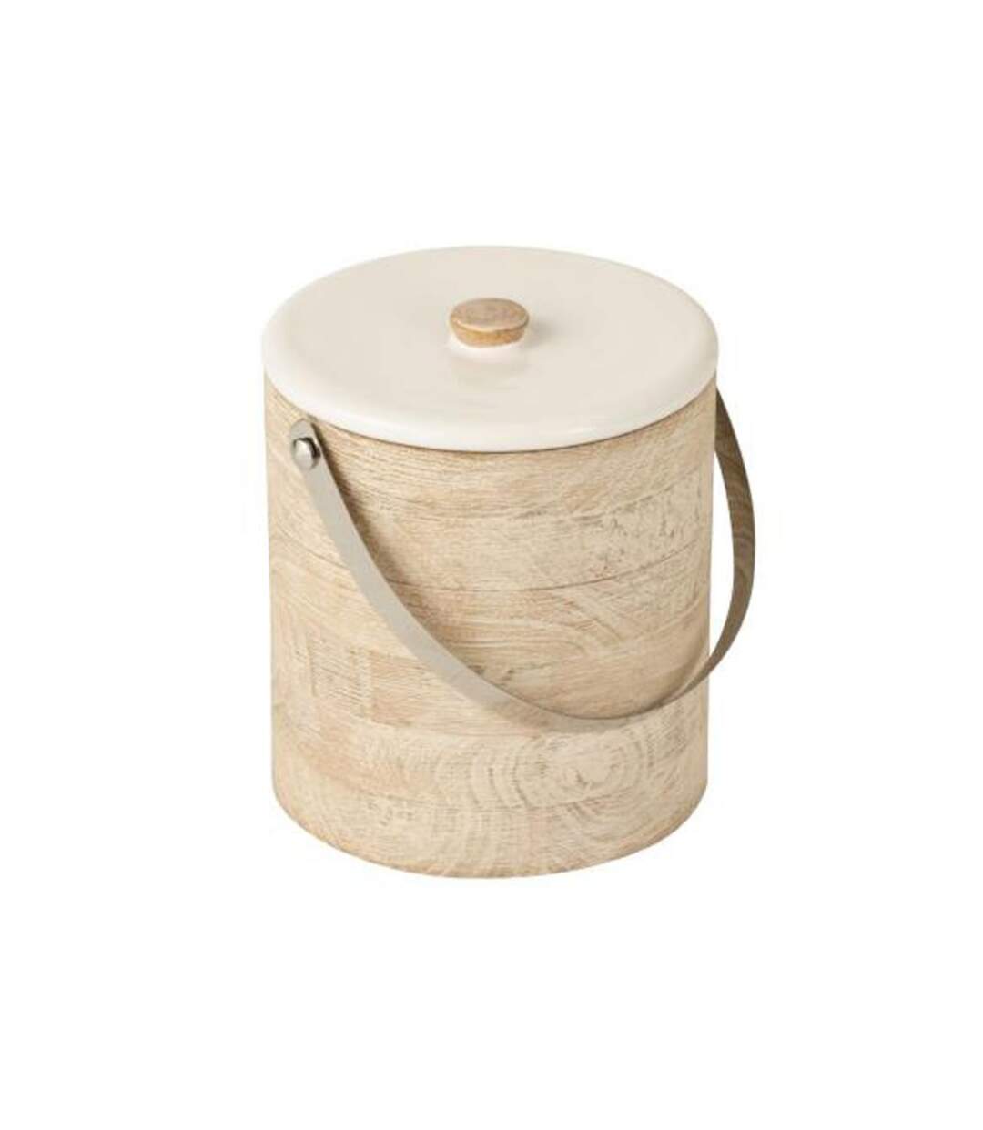 Paris Prix - Cache-pot En Bois corde 19cm Naturel