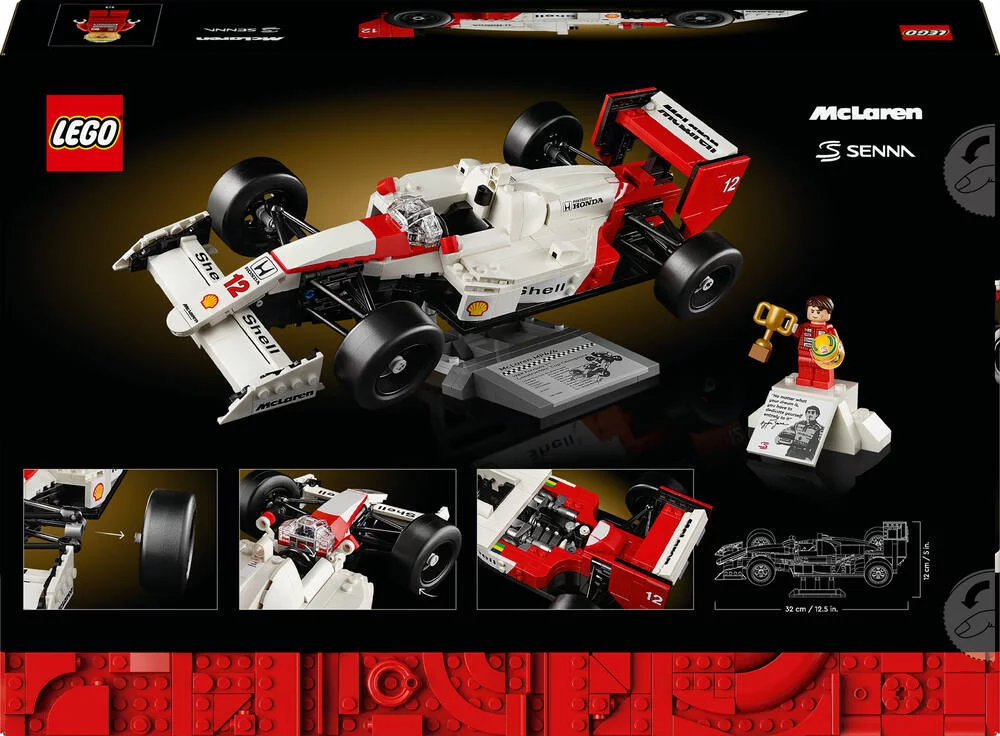 LEGO®ICONS 10330 - Mc LAREN MP4\/4 ET AYRTON SENNA