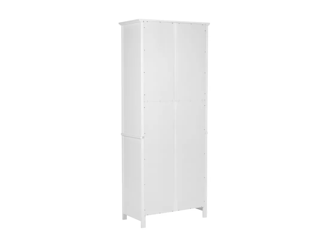 Vitrine en verre LUSBY 75 cm Blanc