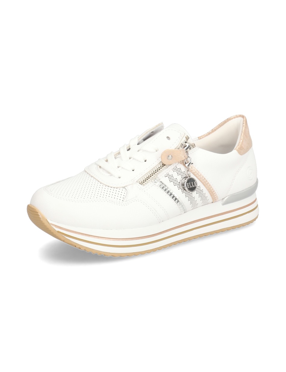 Lederkombination Sneaker
