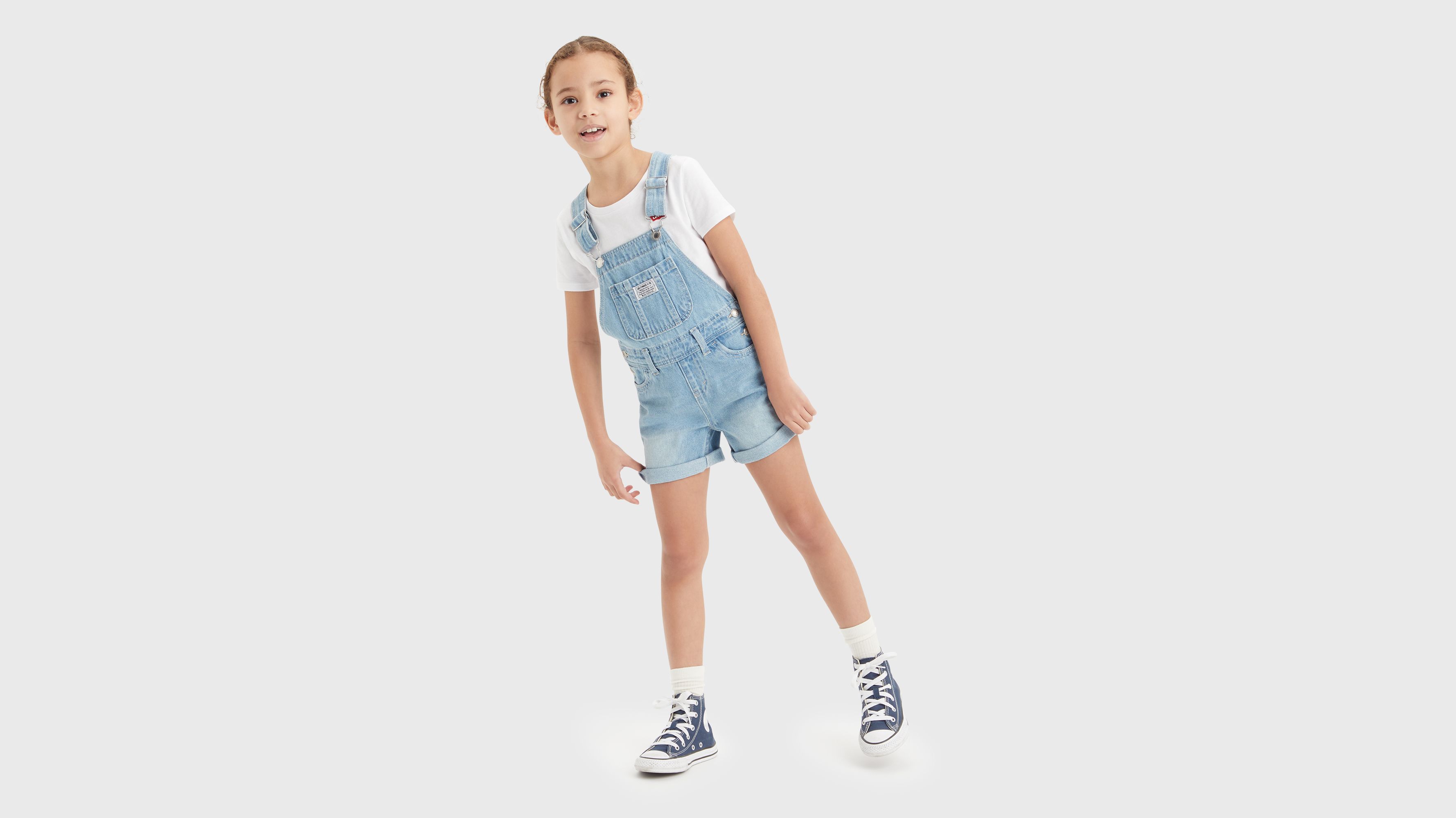 Enfant salopette short classique - Clear Skies - Bleu