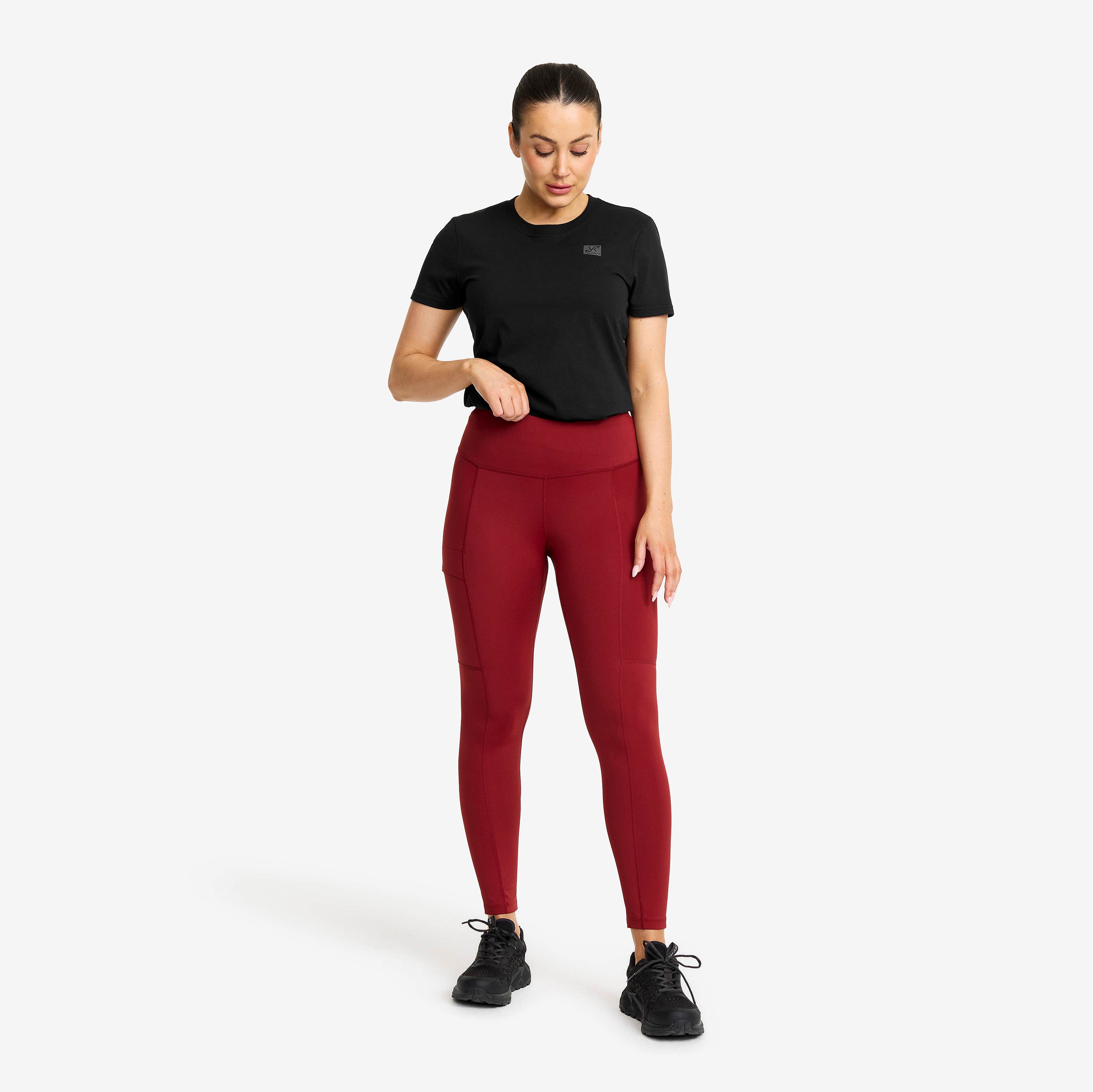 Energy Highwaist Tights Dame Pomegranate