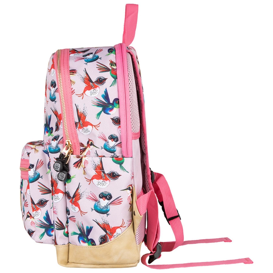 Pick & Pack Rucksack Birds M rosa