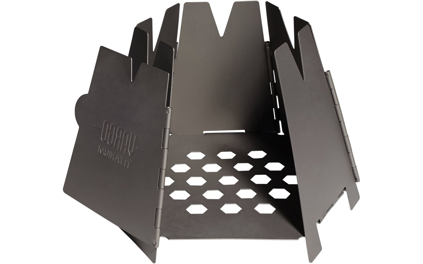 Vargo Hexagon Holzofen Mini-Outdoorofen Edelstahl