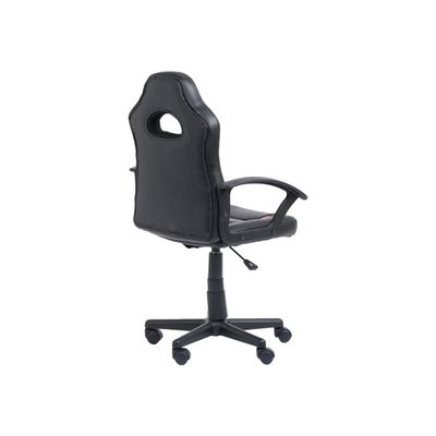 Fauteuil gamer ANZIO - accoudoirs fixes - noir et rose