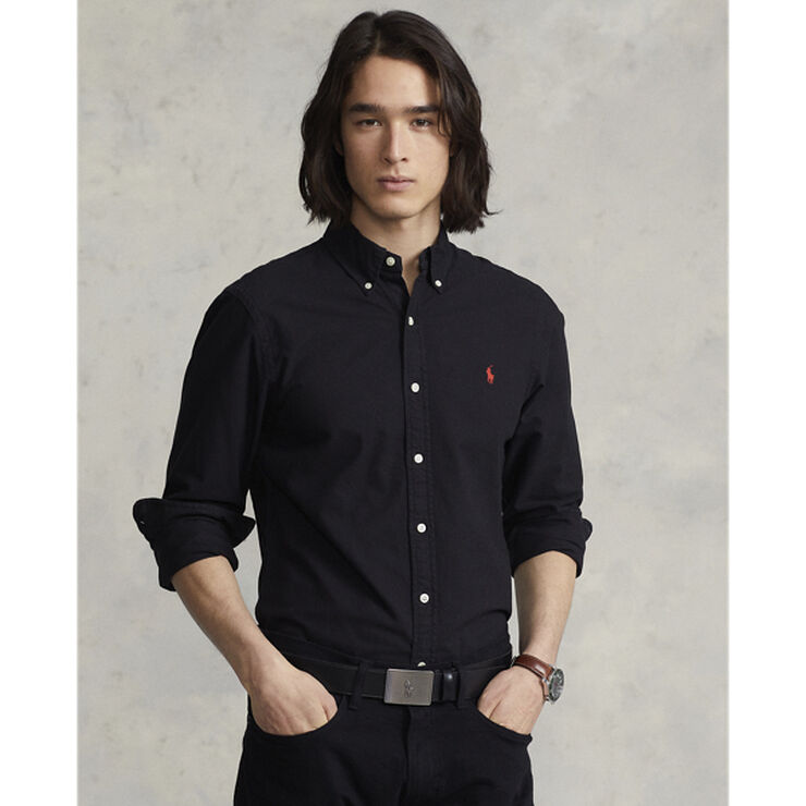 Polo Ralph Lauren Slim Fit Oxford Shirt Sort