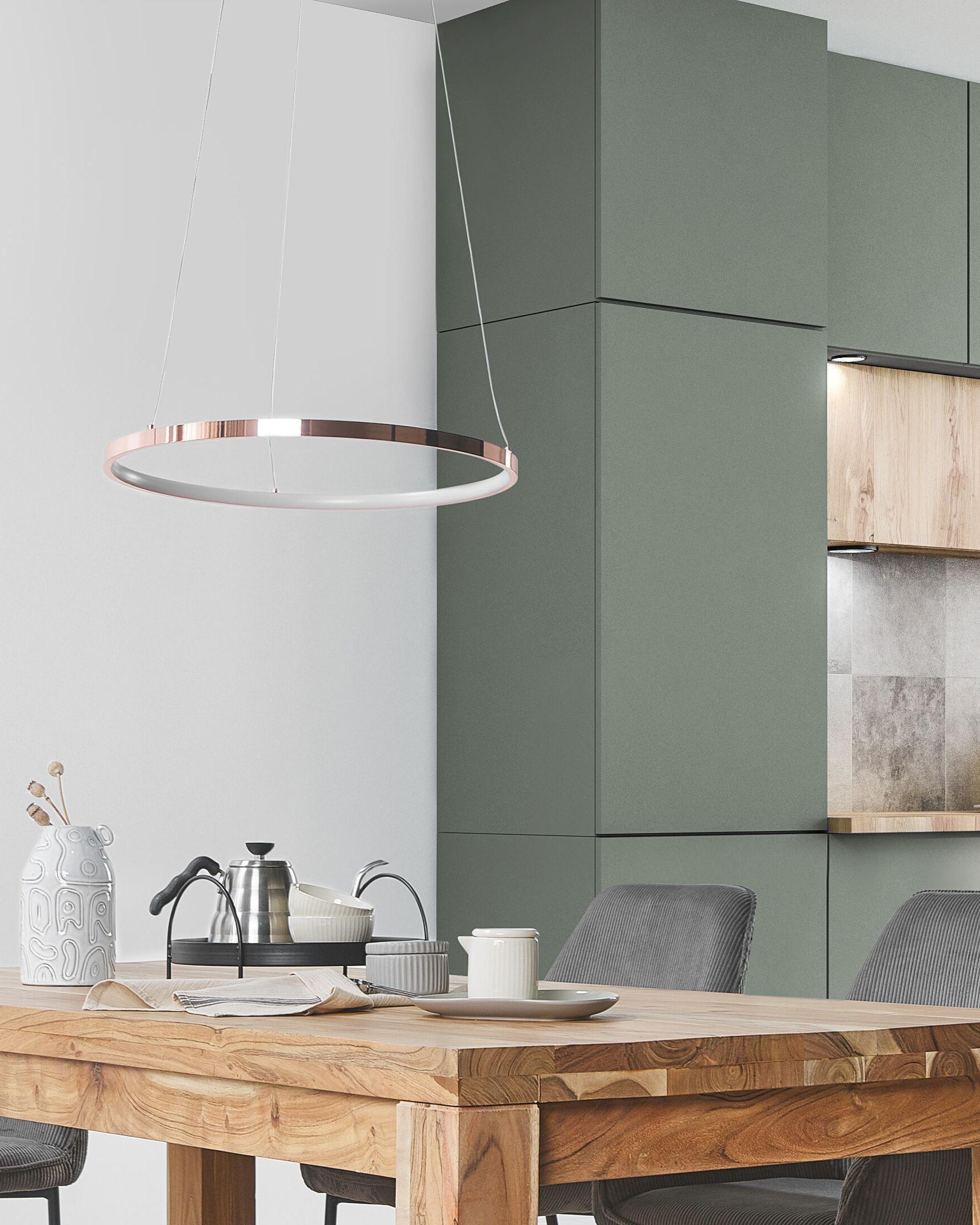 LED hanglamp JORDAN Metaal Roségoud