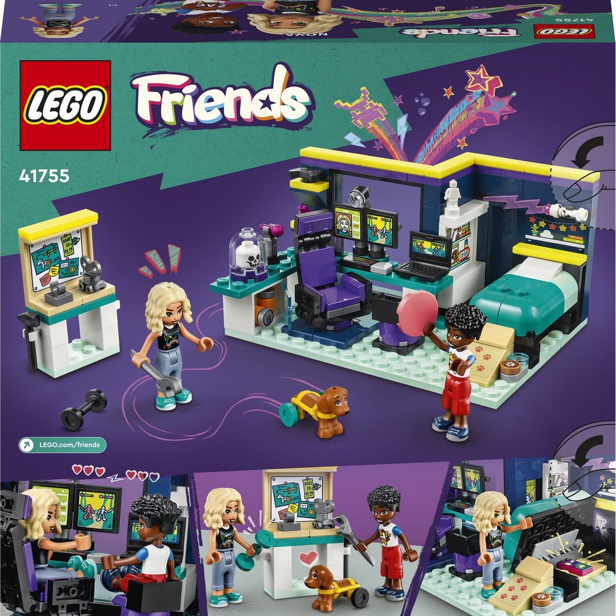 La chambre de Nova LEGO Friends 41755