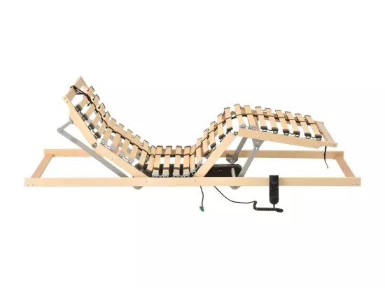 Sommier à lattes électrique avec 28 lattes 7 zones 70x200 cm