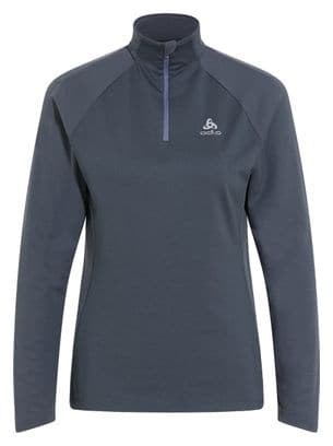 Pull Femme Odlo 1/2 Zip Essential Ceramiwarm Gris