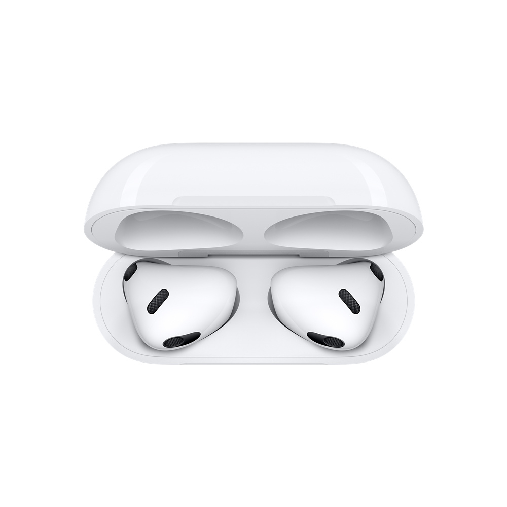 AirPods (3. Generation) Bluetooth Kopfhörer Headset mit Lightning Ladecase (MPNY3ZM/A) - Weiss