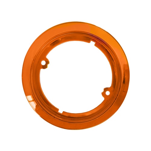 Enjoliveur Orange 123 mm pour feu arrière