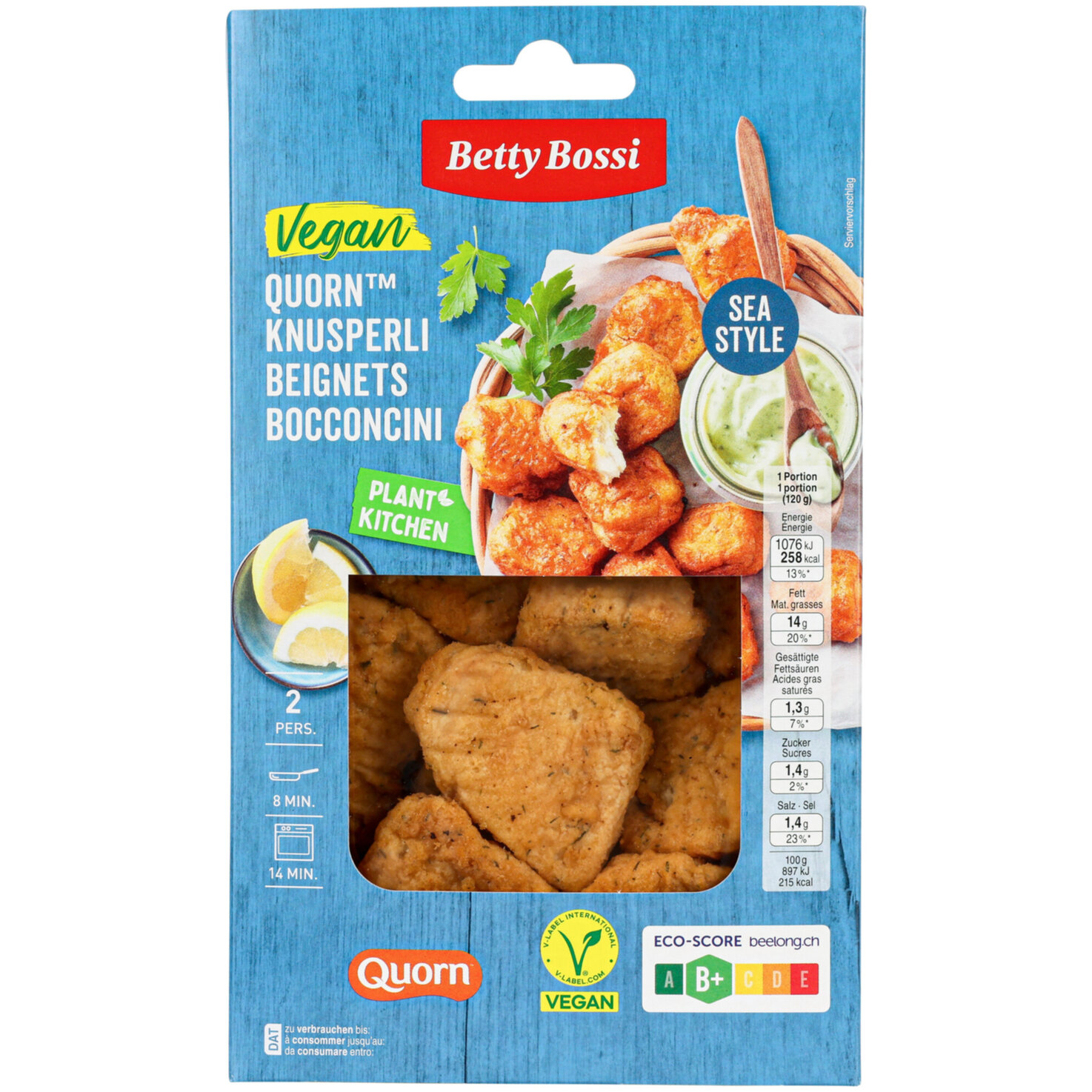 Betty Bossi Plant Kitchen Quorn Knusperli -