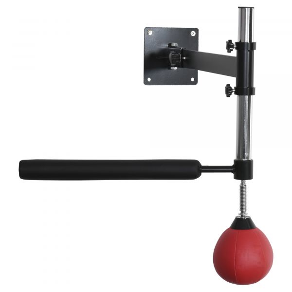 HomCom Bola de Velocidade de Boxe Montado na Parede 79x72x20cm Preto e Vermelho - A91-197RD