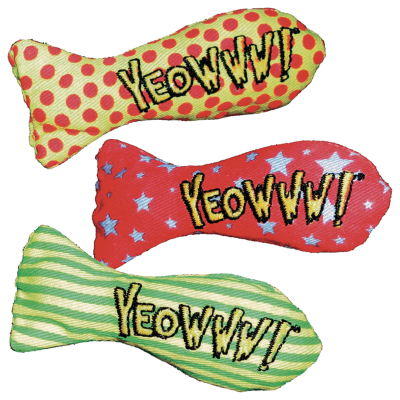 Yeowww Stinkies Katzenspielzeug 1 Stück 7.5cm assortiert