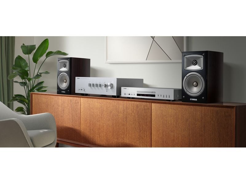 Yamaha CD-Player CD-S303 Silber CD-Player mit Pure Direct und Intelligent Digital Servo