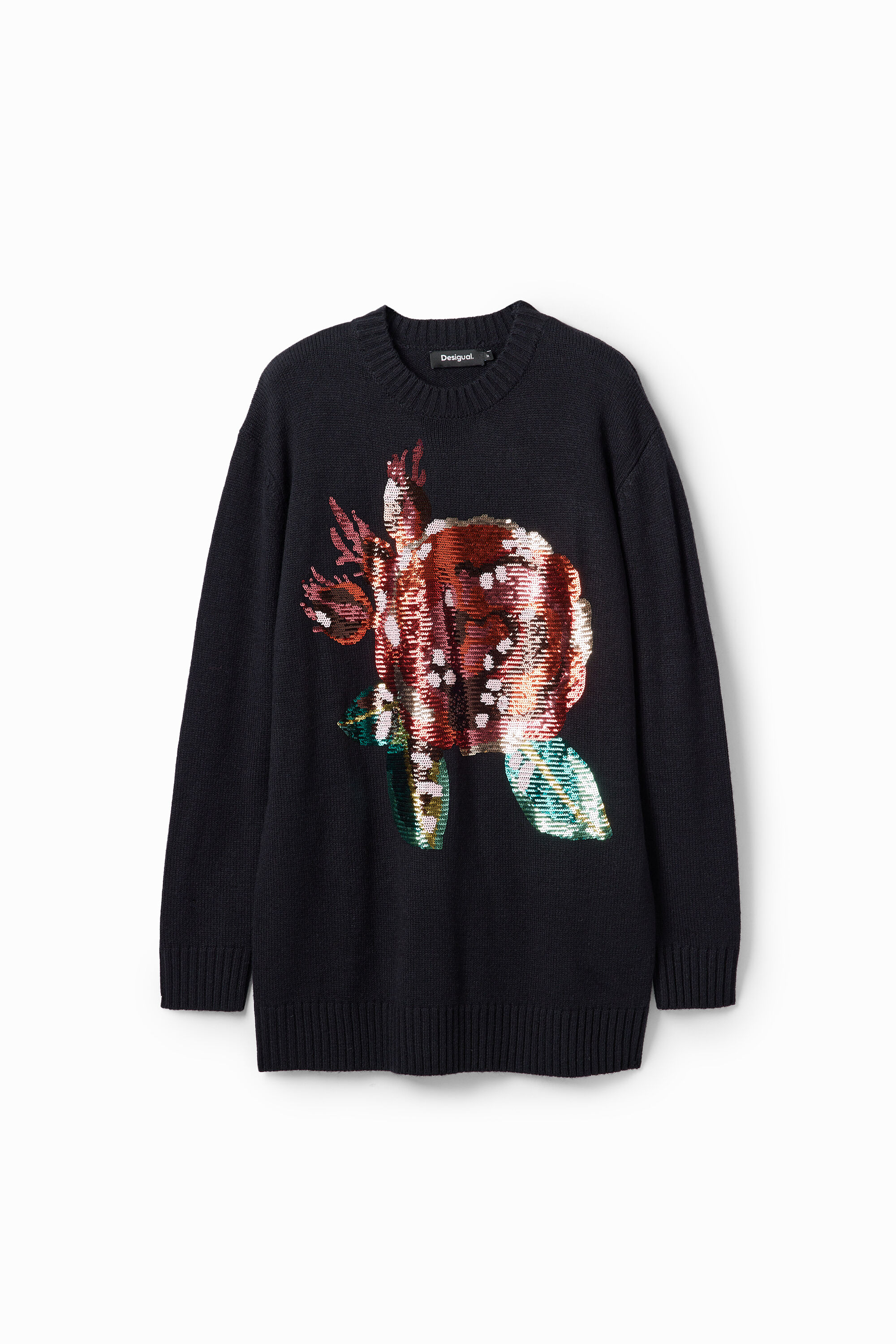 Camisa oversized de lantejoulas M. Christian Lacroix
