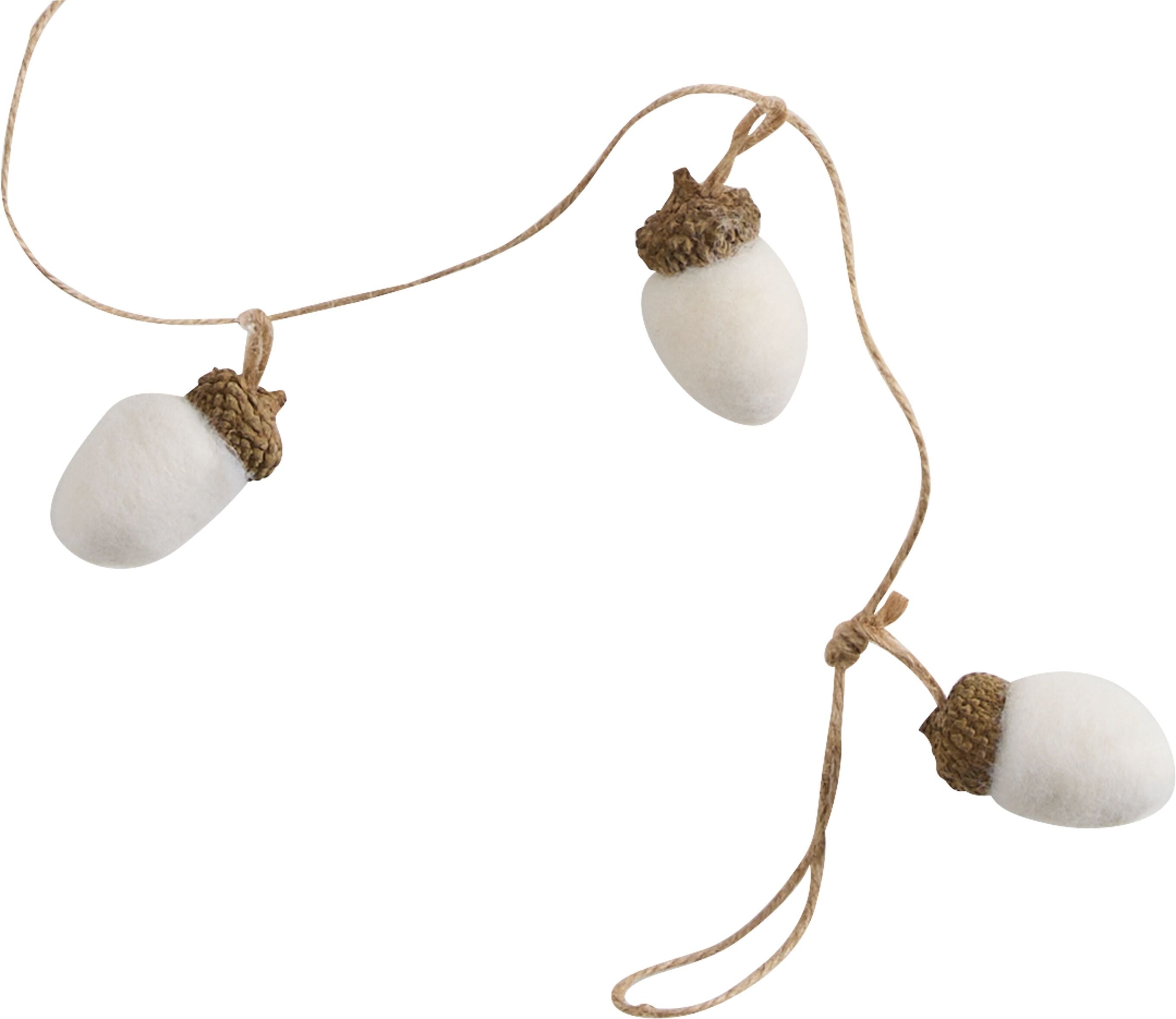 ACORN Girlande - Beige / B: 180.0 cm