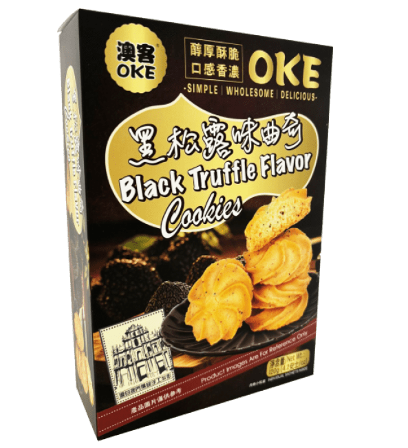 Oke Black Truffelsmaak Koekjes 120g