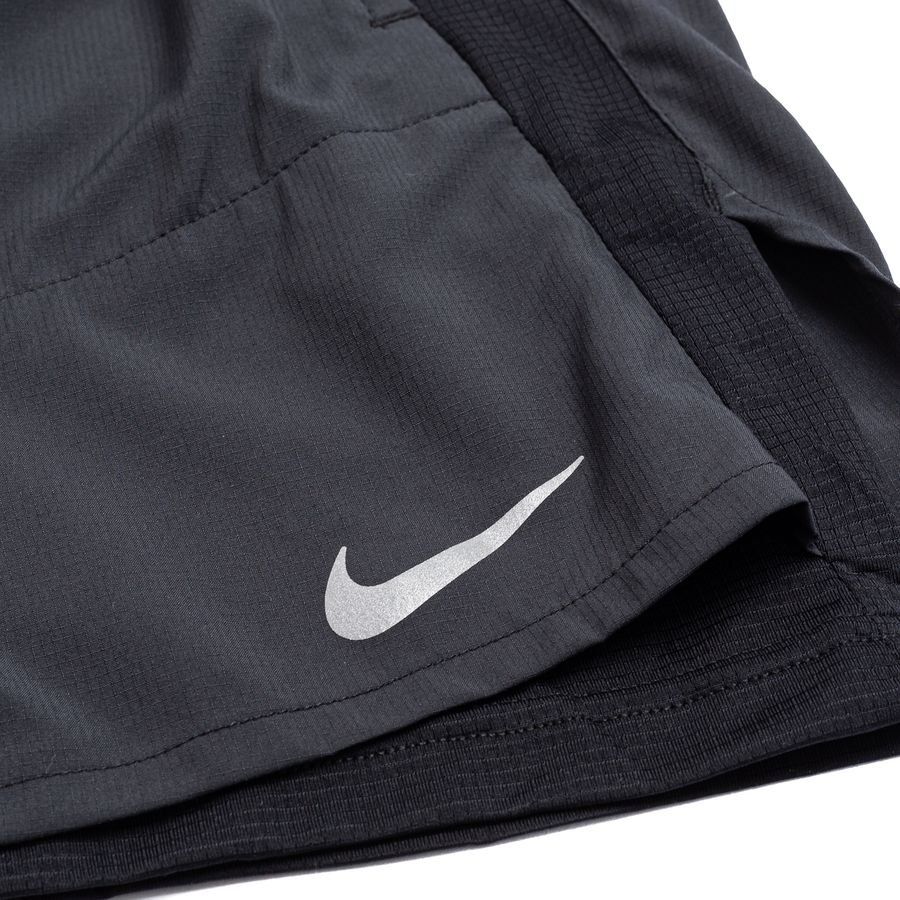 Nike Short Running Dri-FIT Stride - Noir/Argenté