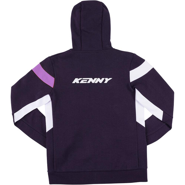 Kenny - Sweat à capuche femme Racing Lady Violet / Blanc