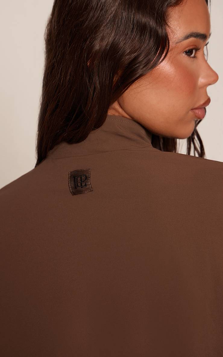 Chocolat Veste De Survêtement Zippée En Shell Plt